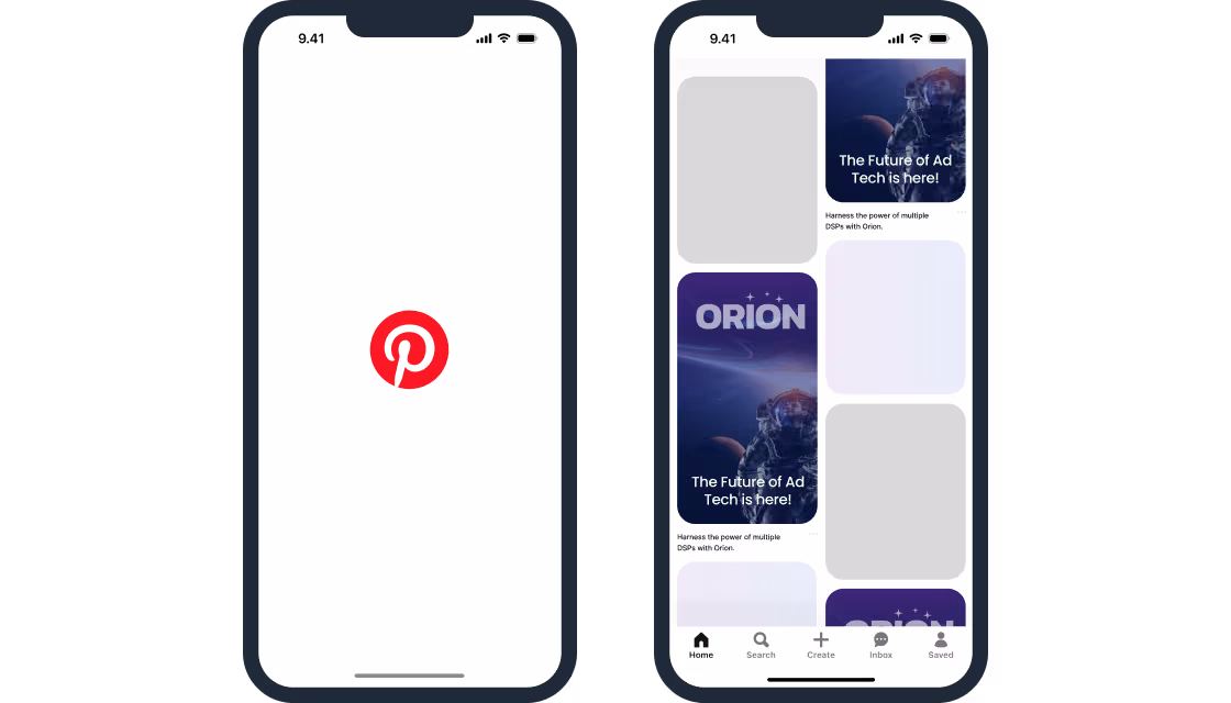 pinterest screen